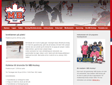 Tablet Screenshot of mbhockey.se